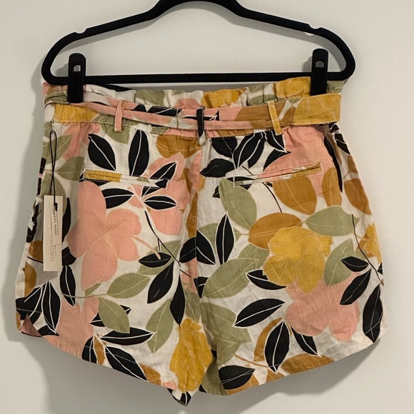 Rachel Zoe Multicolor Floral Linen Shorts - Picture 3 of 3